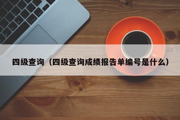 四级查询（四级查询成绩报告单编号是什么）