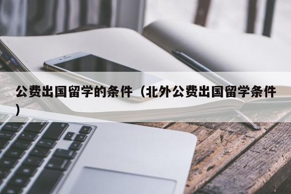 公费出国留学的条件（北外公费出国留学条件）