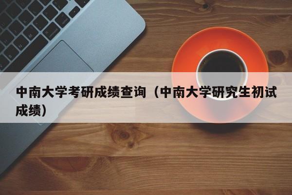 中南大学考研成绩查询（中南大学研究生初试成绩）