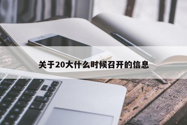 关于20大什么时候召开的信息